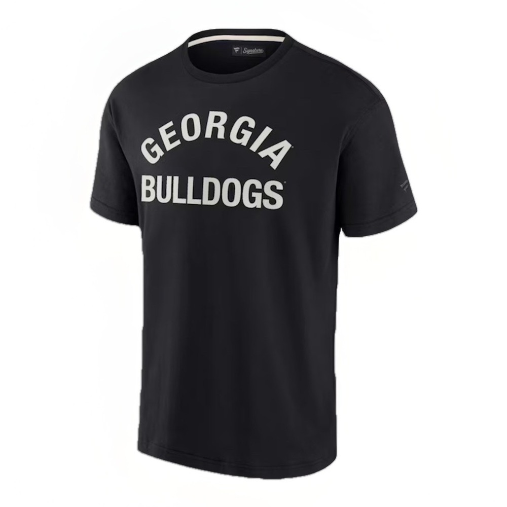 Georgia Bulldogs Men's Elements Super Soft Short Sleeve T-Shirt, Black, 2XL
